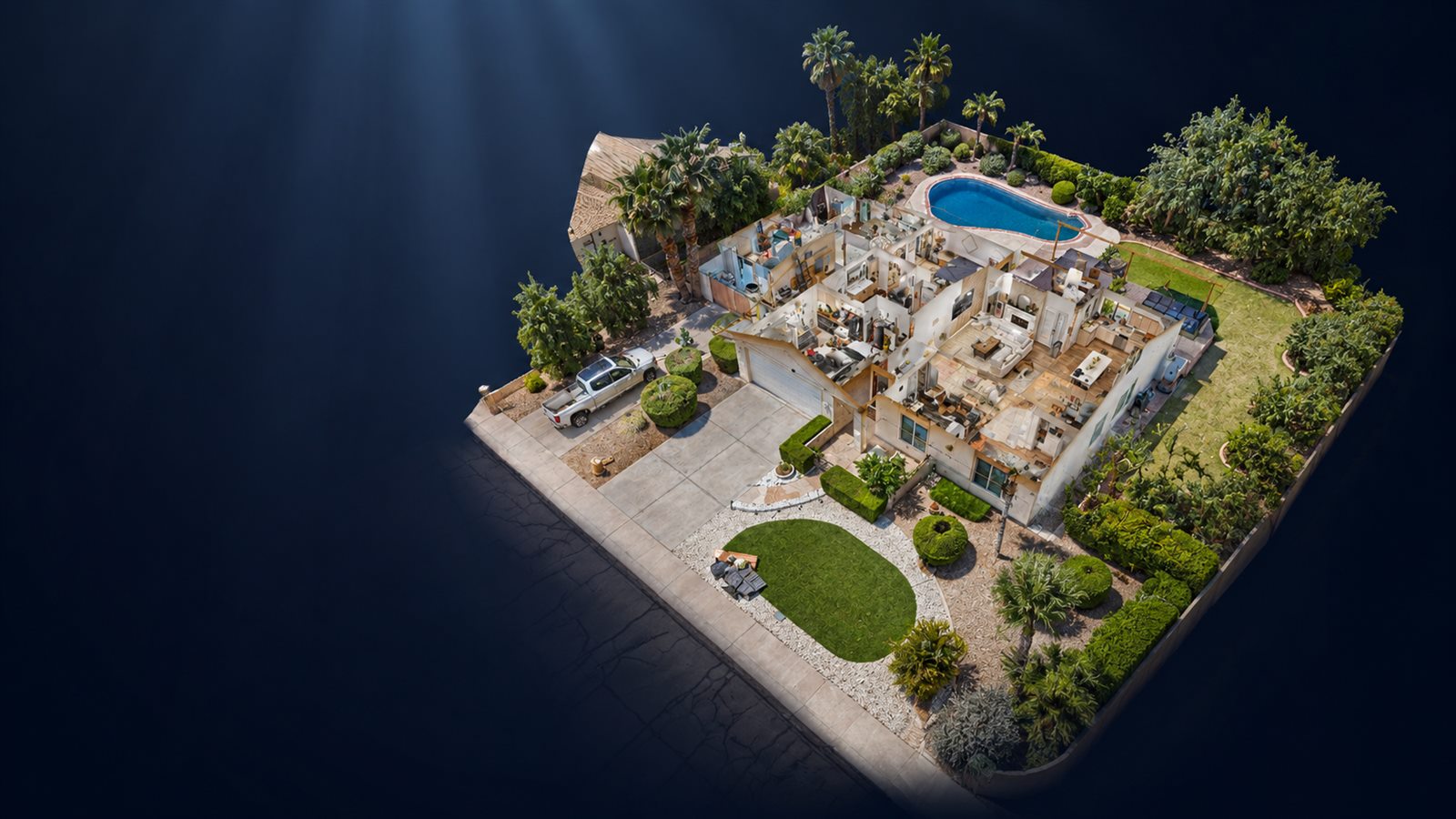 As-built cutaway home documentation in Arizona